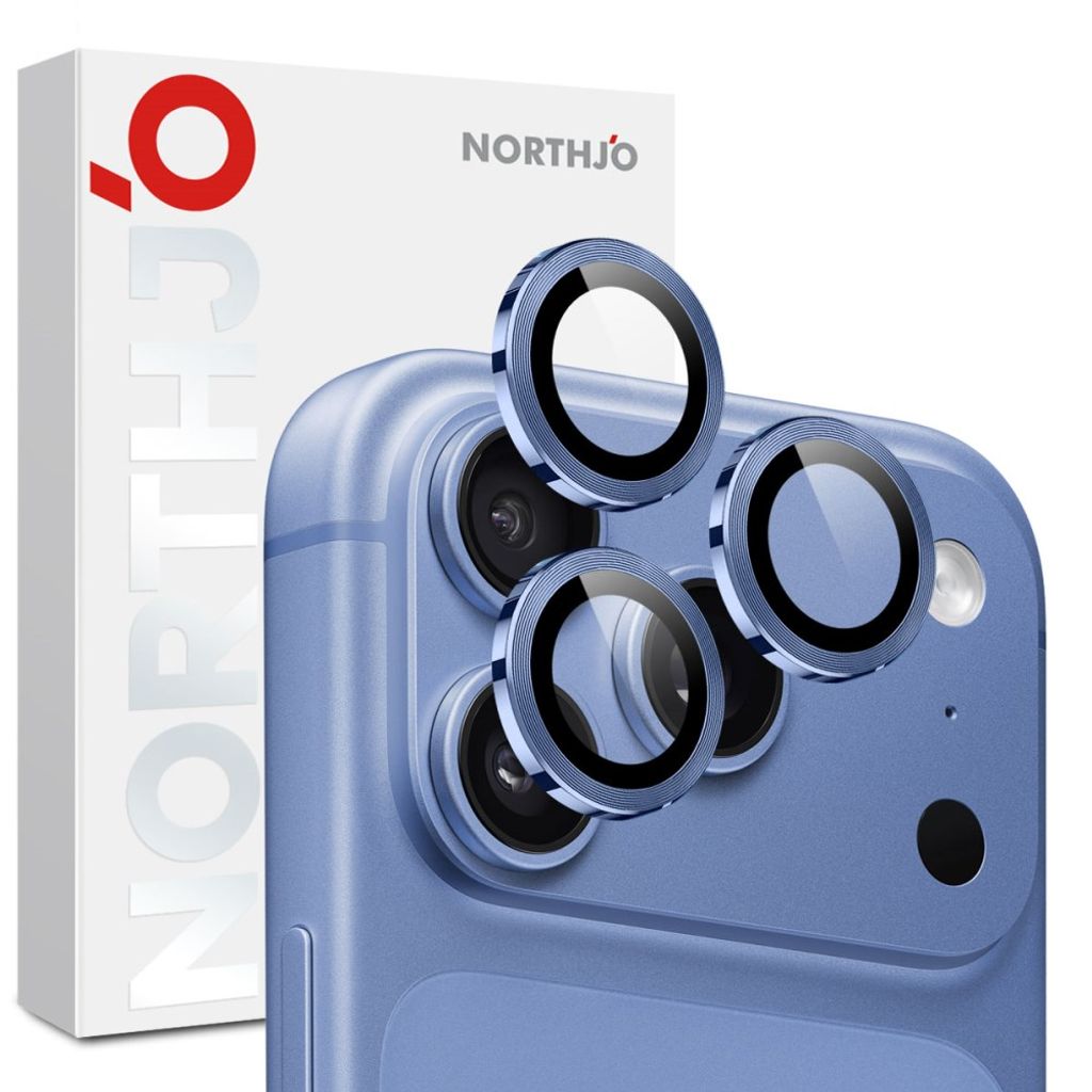 NORTHJO iPhone 18 Pro/18 Pro Max Lens Protector Tempered Glass - Blue — NORTHJO