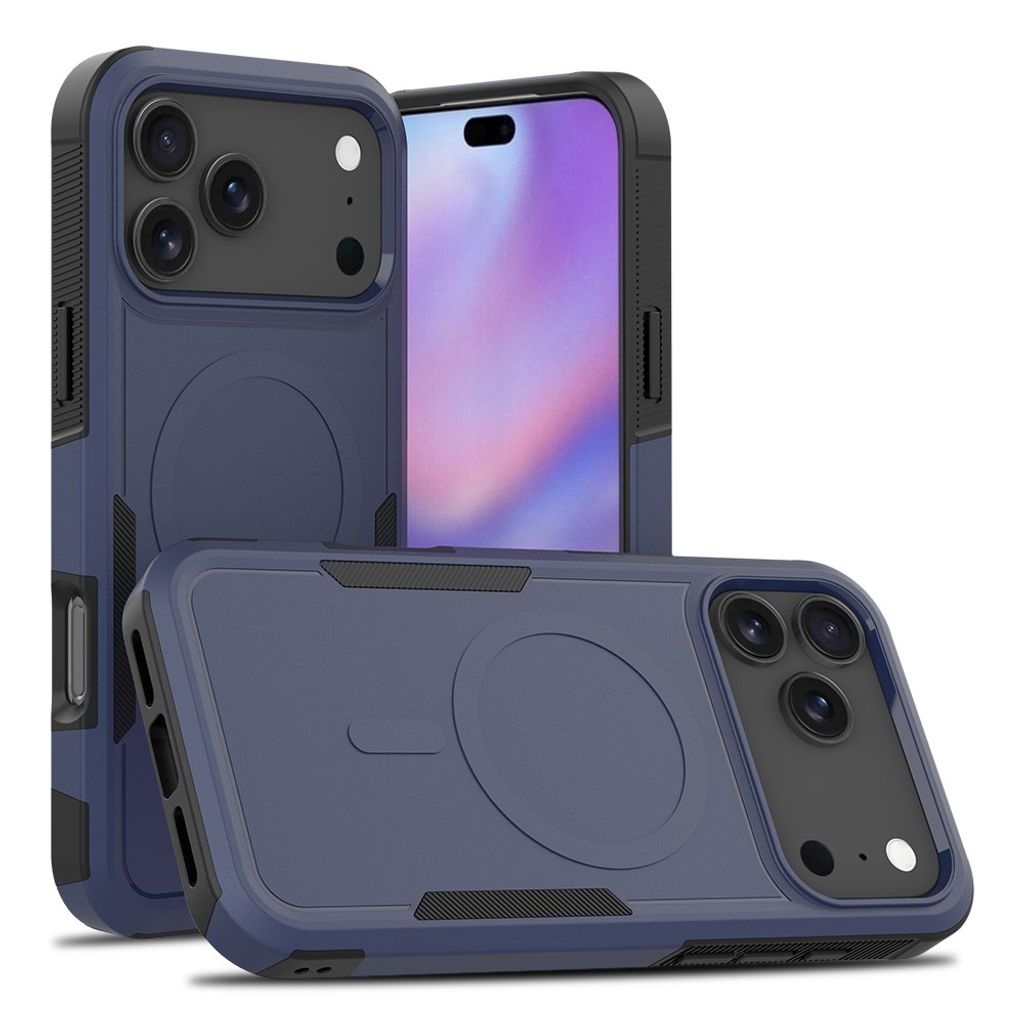 iPhone 18 Pro Max/17 Pro Max MagSafe Case Shockproof - Blue — Övrigt