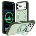 iPhone 18 Pro Max/17 Pro Max MagSafe Case with Ring Kickstand - Green — Övrigt