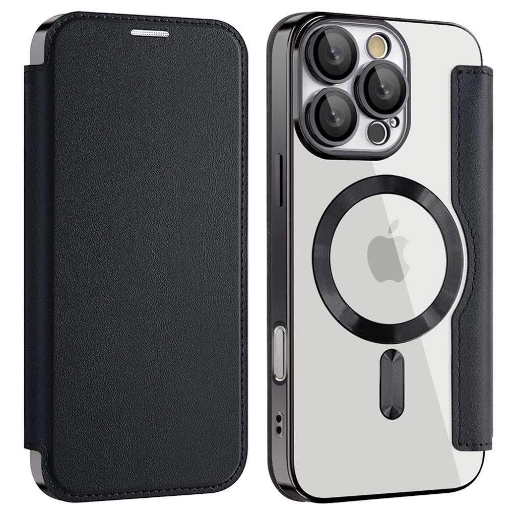 iPhone 16 Pro Max Cover with card slots - Black — Övrigt