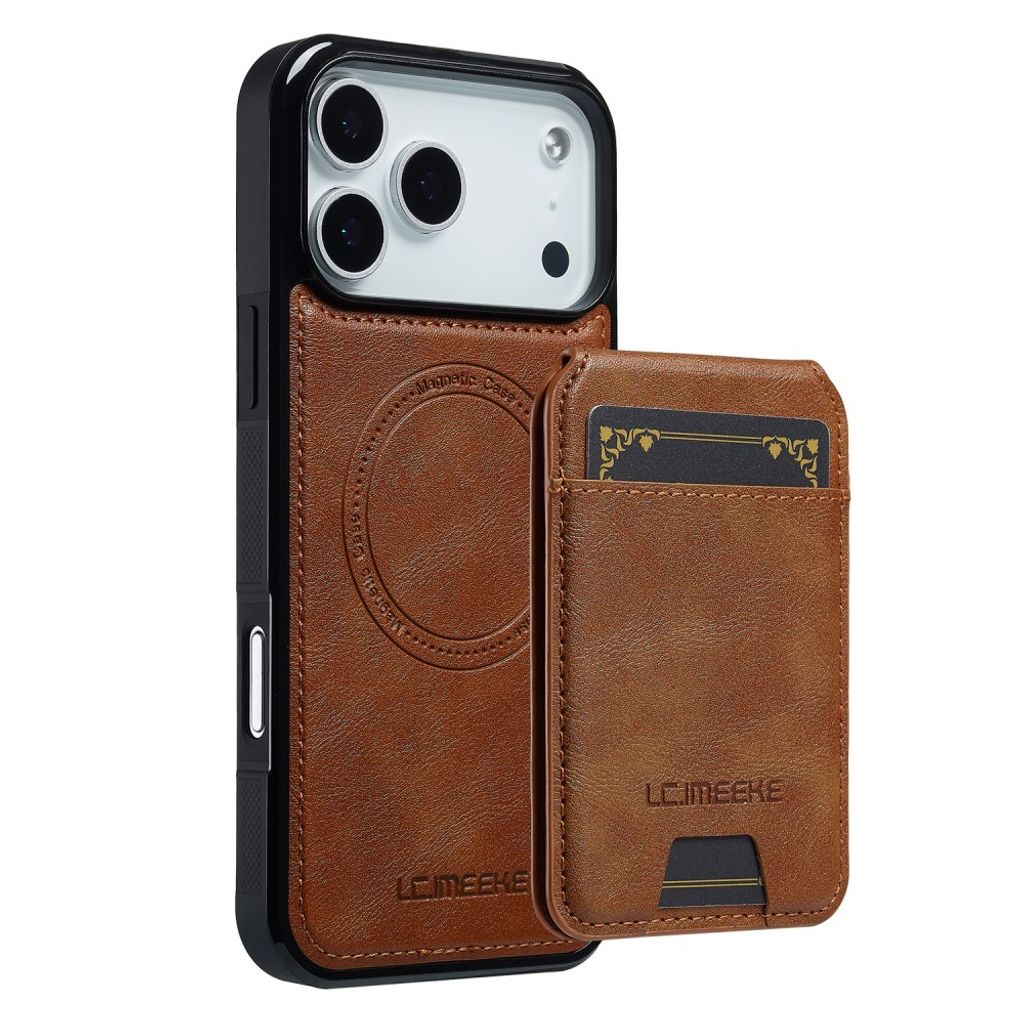MagSafe Case Detachable Card Holder iPhone 18 Pro Max, iPhone 17 Pro Max - Brown — MagSafe