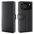 AMORUS iPhone 18 Pro Max/17 Pro Max Wallet Cover Genuine Leather – Black — AMORUS