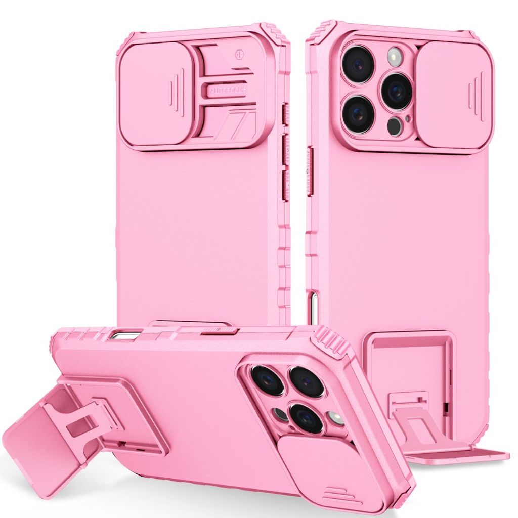 iPhone 16 Pro Case with camera protection - Pink