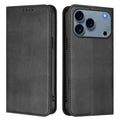 iPhone 18 Pro/17 Pro Wallet Cover PU-leather RFID Blocking  - Black — Övrigt