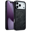 LC.IMEEKE iPhone 18 Pro Max/17 Pro Max MagSafe Case with PU-leather - Black — LC.IMEEKE