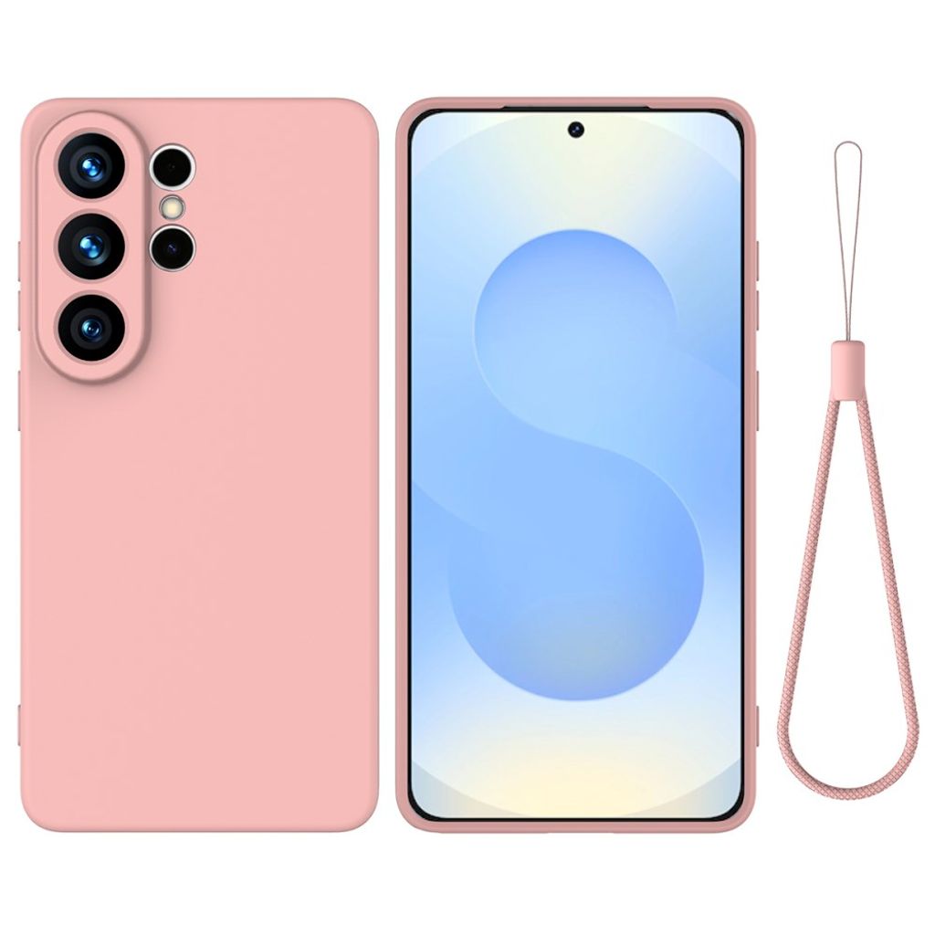 Samsung Galaxy S26 Ultra Silicone Case Hand Strap - Pink — Samsung