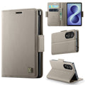 AUTSPACE Samsung Galaxy Z Fold8 Wallet Cover PU-leather RFID Blocking  - Grey — AUTSPACE