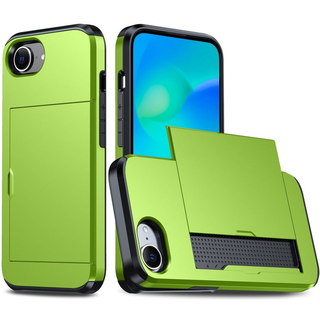 iPhone 17e/16e Case with Cardholder - Dark Green — Övrigt