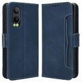 OnePlus Nord CE4 Lite 5G / Oppo K12x 5G Wallet Cover with extra card holder - Blue — Övrigt