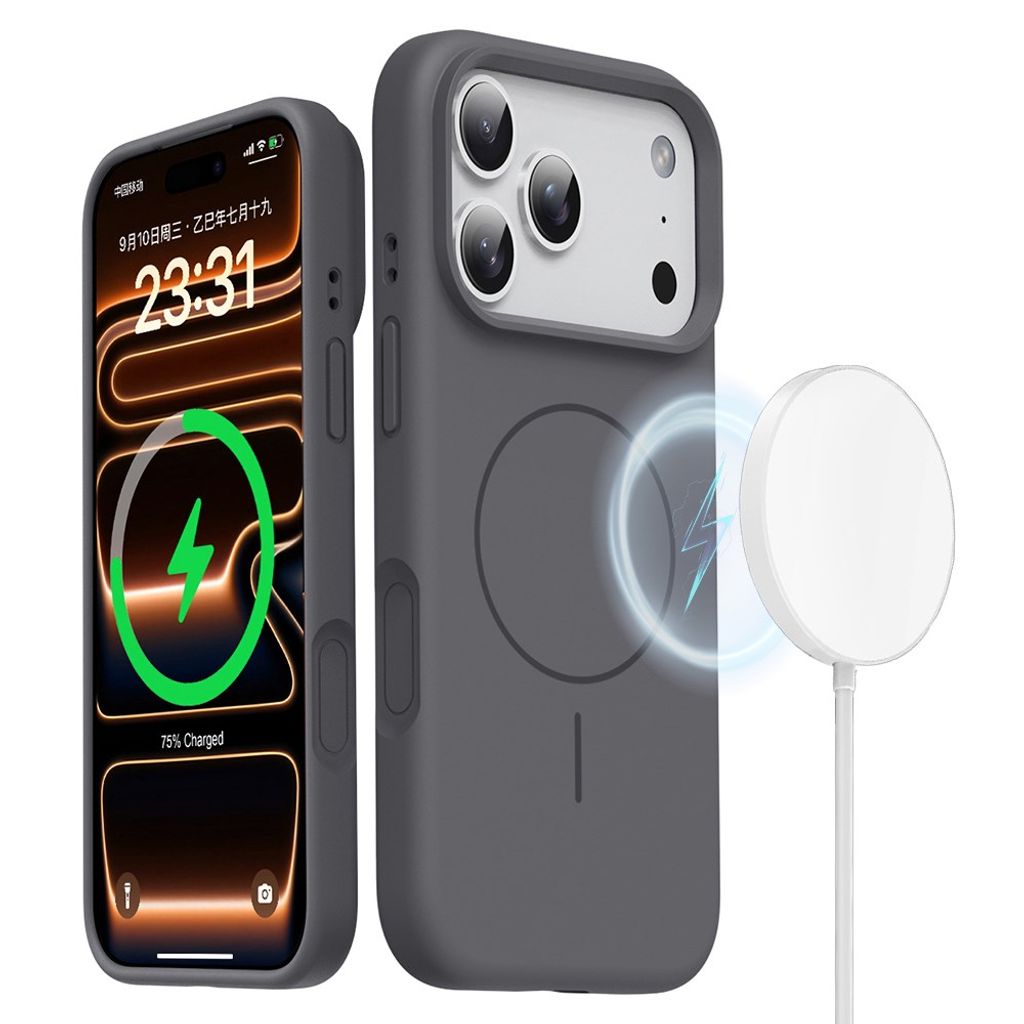 iPhone 18 Pro Max/17 Pro Max MagSafe Case in Silicone - Gray — Övrigt