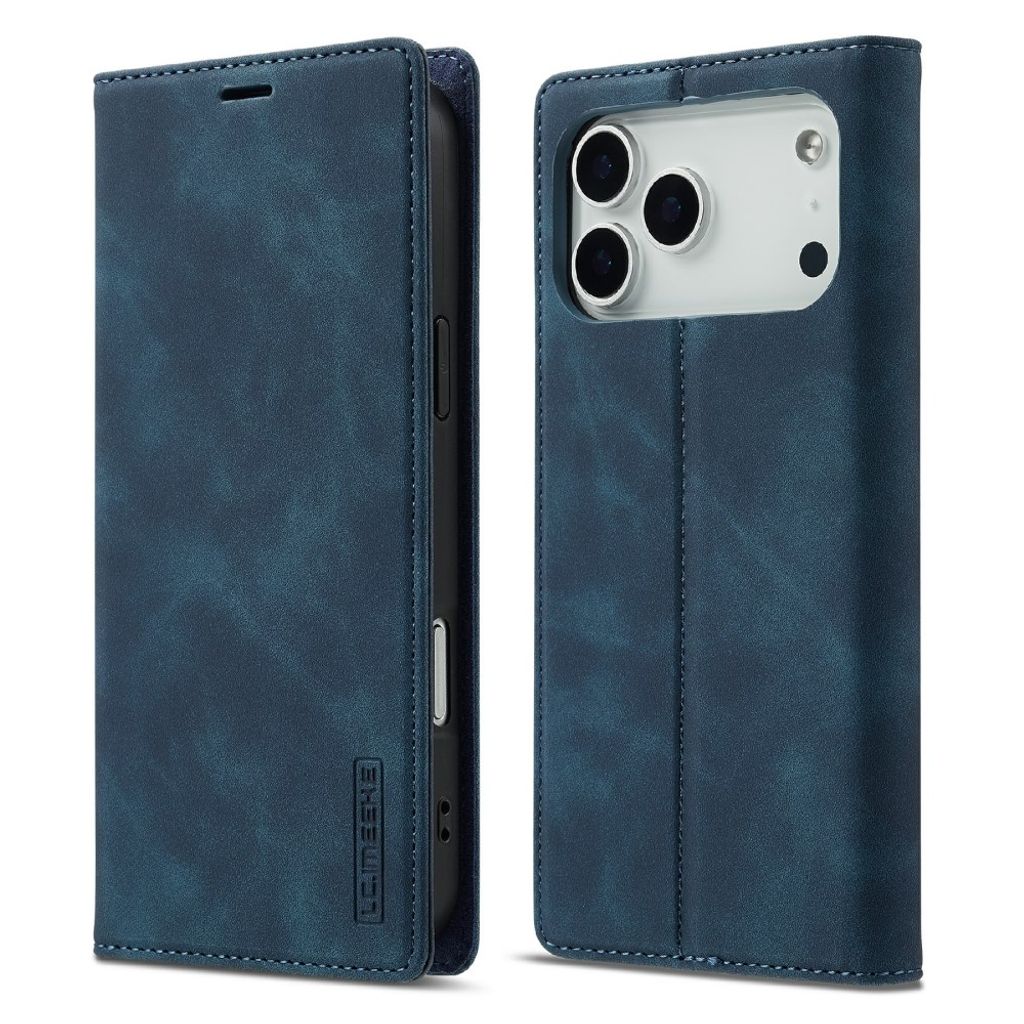 LC.IMEEKE iPhone 18 Pro Max/17 Pro Max Wallet Cover - Blue — LC.IMEEKE