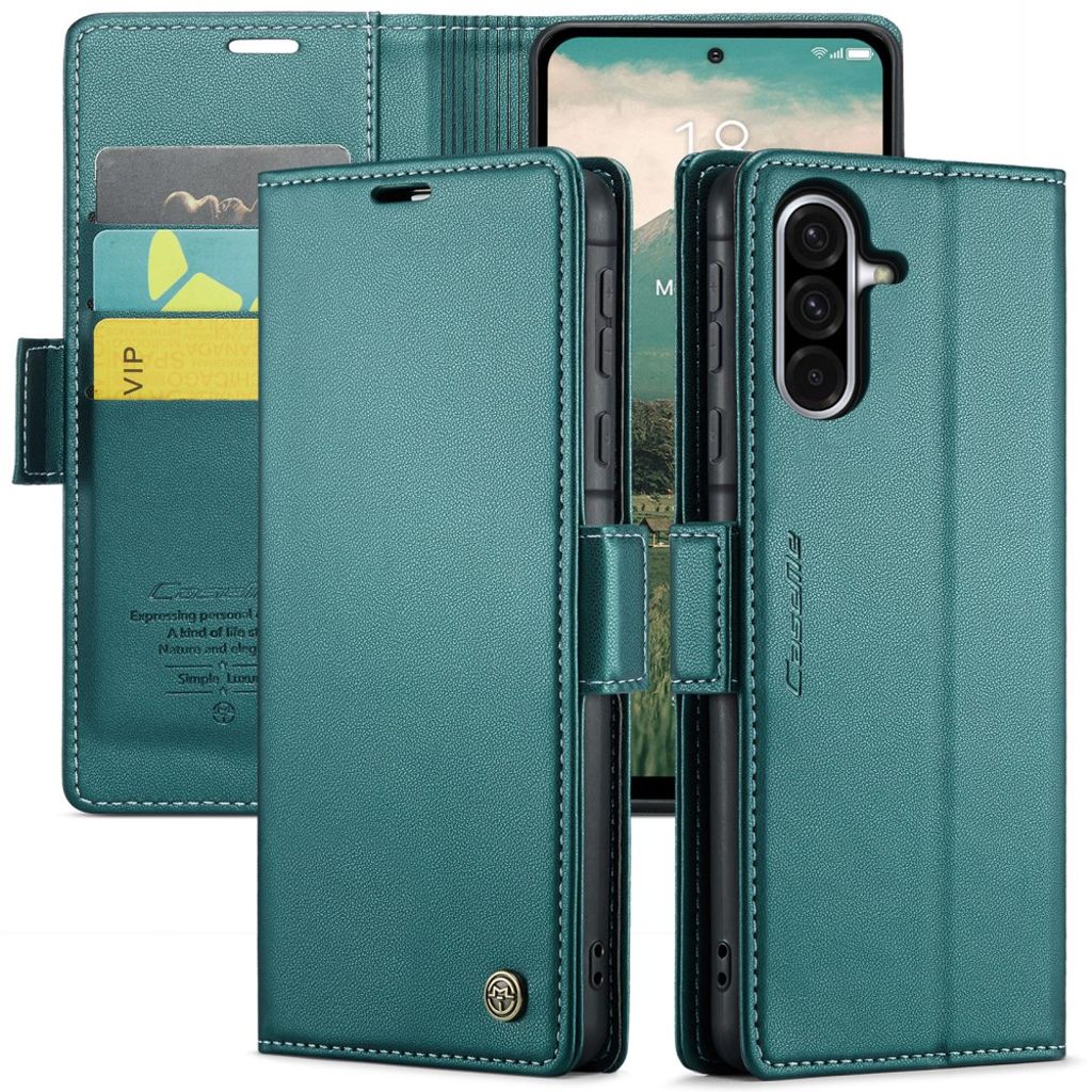 CASEME Samsung Galaxy A56 5G Cover with RFID Blocking - Green