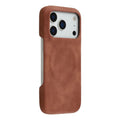 iPhone 18 Pro/17 Pro MagSafe Case PU-leather - Brown — Övrigt