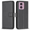 BINFEN COLOR Motorola Moto E14 / G04 / G04s / G24 4G Cover with Wallet - Black