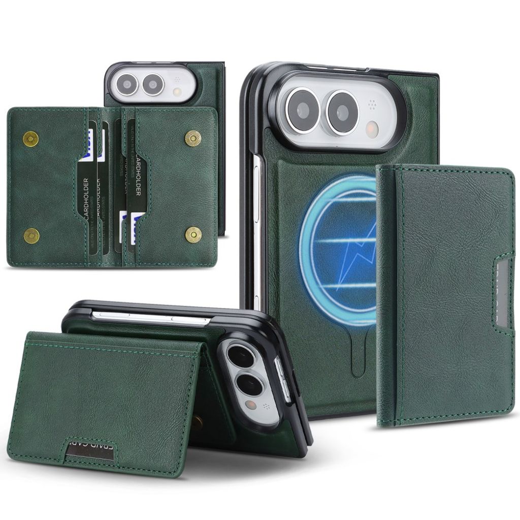 iPhone Duo MagSafe Case with Detachable Wallet - Green — Övrigt