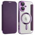 iPhone 16 Cover with card slots - Purple — Övrigt
