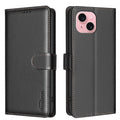 BINFEN COLOR iPhone 13/14 Wallet Cover RFID Blocking - Black