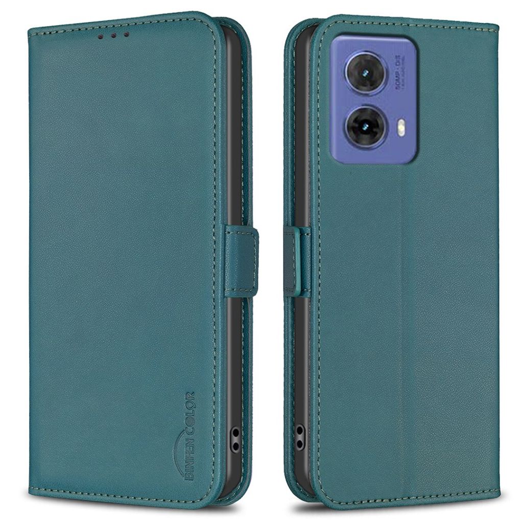 BINFEN COLOR BF31 Motorola Moto G85 5G Wallet Cover - Green