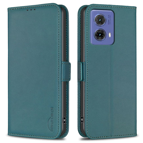BINFEN COLOR BF31 Motorola Moto G85 5G Wallet Cover - Green — BINFEN