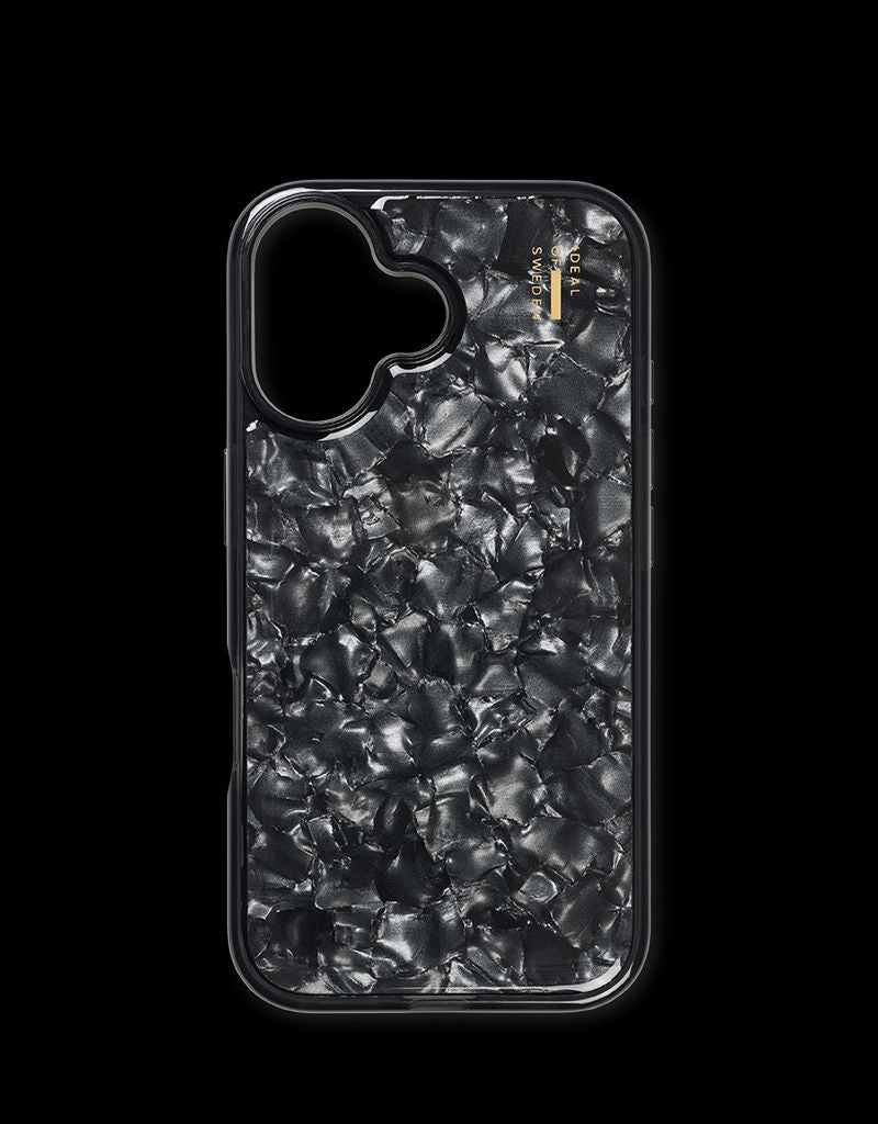 Ideal of Sweden iPhone 16 Plus Pearlized Case - Black — iDeal of Sweden