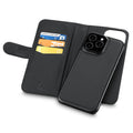 SiGN Wallet cover 2-in-1 for iPhone 16 Pro - Black — SiGN