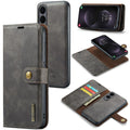 DG.MING Samsung Galaxy S25 Edge Wallet Cover - Grey