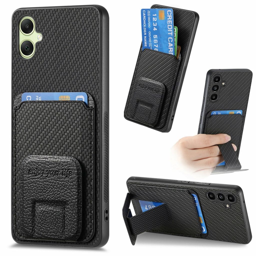 Samsung Galaxy A06 Case with Card Slot - Black