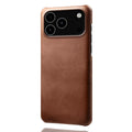 Case in PU Leather iPhone 18 Pro Max, iPhone 17 Pro Max - Brown — Övrigt