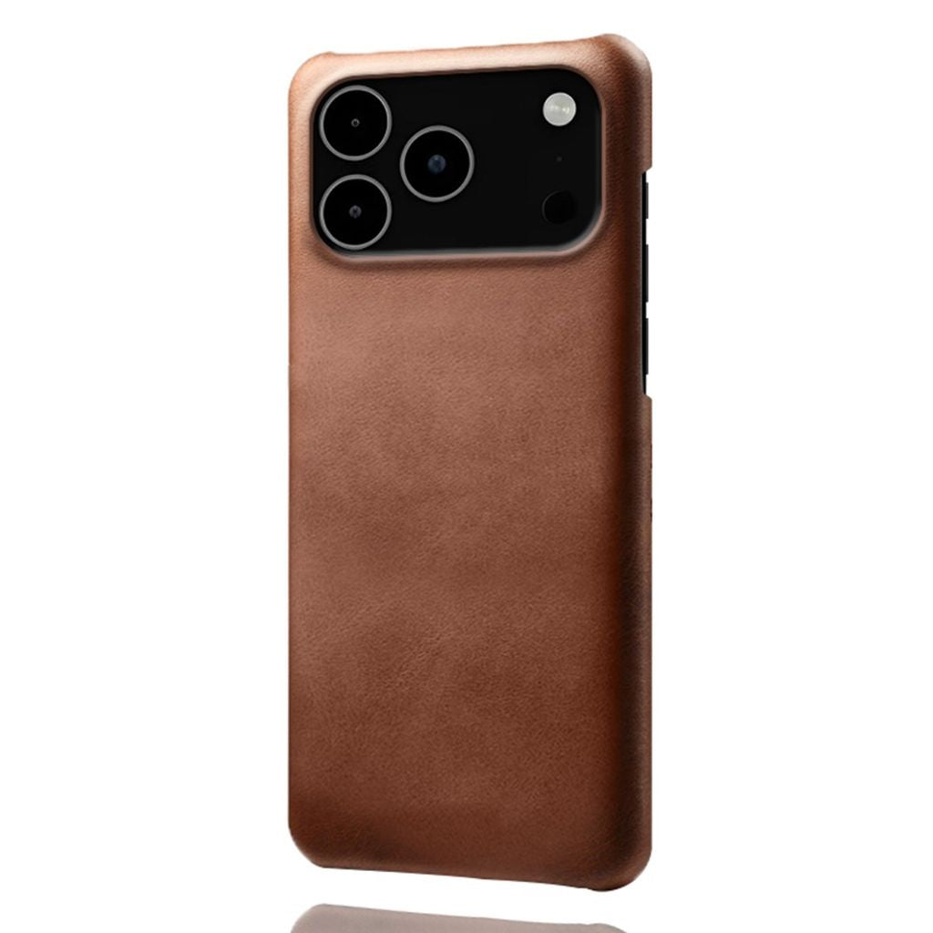 Case in PU Leather iPhone 18 Pro Max, iPhone 17 Pro Max - Brown — Övrigt