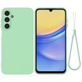 Samsung Galaxy A16 Silicone Case with Hand strap - Green