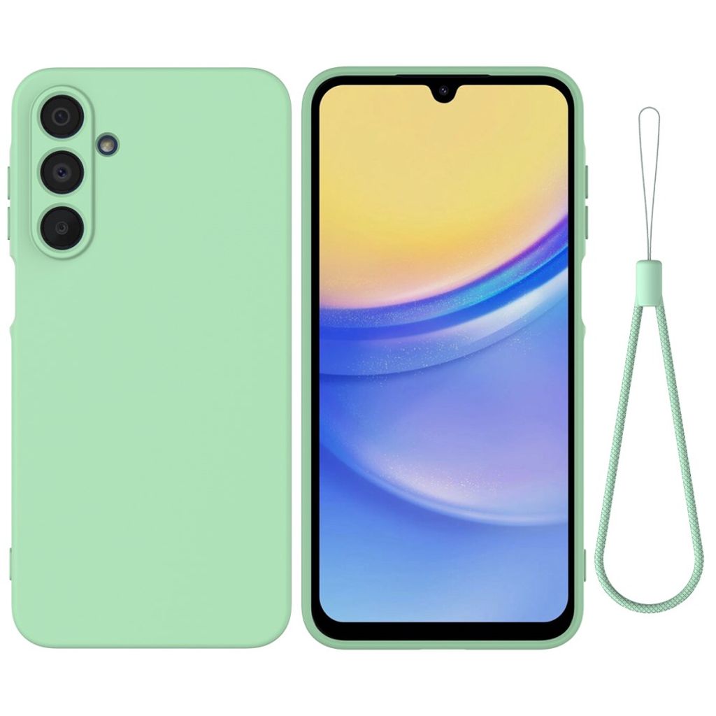 Samsung Galaxy A16 Silicone Case with Hand strap - Green