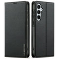 LC.IMEEKE Samsung Galaxy S25 Wallet Cover - Black — LC.IMEEKE