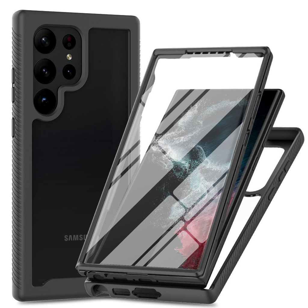 Samsung Galaxy S25 Ultra Case with Screen Protector - Black