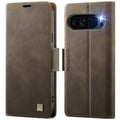 AUTSPACEA11 Google Pixel 11 Pro XL Wallet Cover RFID Blocking - Brown — AUTSPACEA11