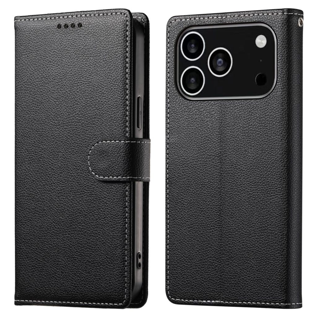 iPhone 18 Pro/17 Pro Wallet Cover - Black — Övrigt