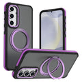 Samsung Galaxy S26 FE Case with Magnetic Ring and Stand – Purple — Samsung