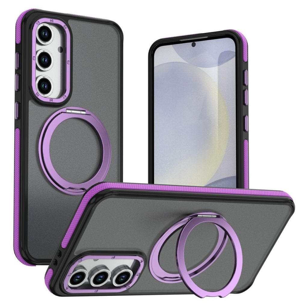 Samsung Galaxy S26 FE Case with Magnetic Ring and Stand – Purple — Samsung