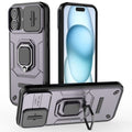 iPhone 16 Plus Case with ring - Purple