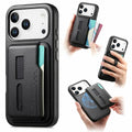 iPhone 18 Pro/17 Pro Magsafe Case with Removable Wallet - Black — Övrigt