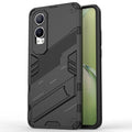 OnePlus Nord CE4 Lite 5G / Oppo K12x 5G case with a stand - Black — Övrigt