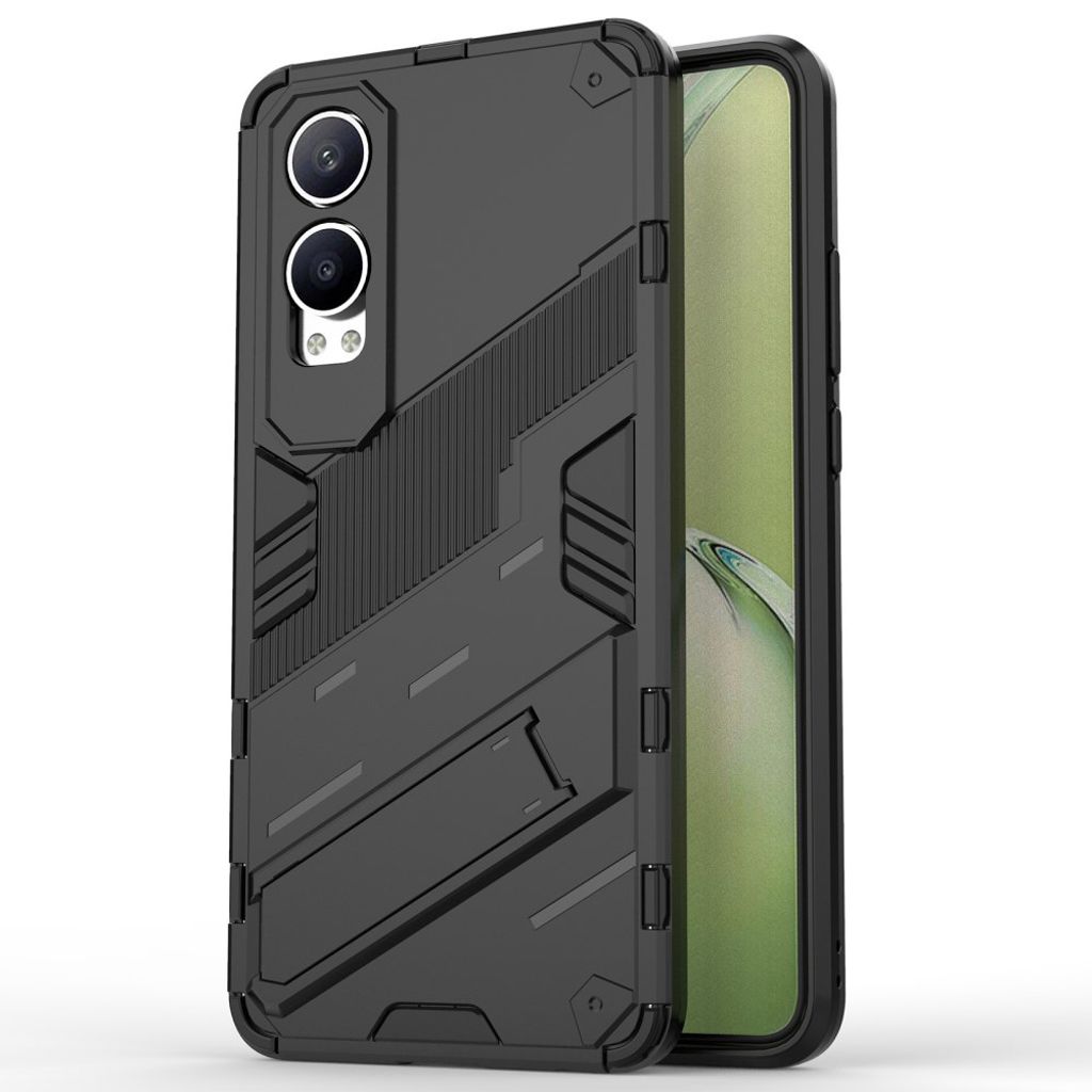 OnePlus Nord CE4 Lite 5G / Oppo K12x 5G case with a stand - Black — Övrigt