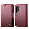 CASEME Samsung Galaxy Z Fold8 Wallet Cover RFID Blocking - Red — CASEME