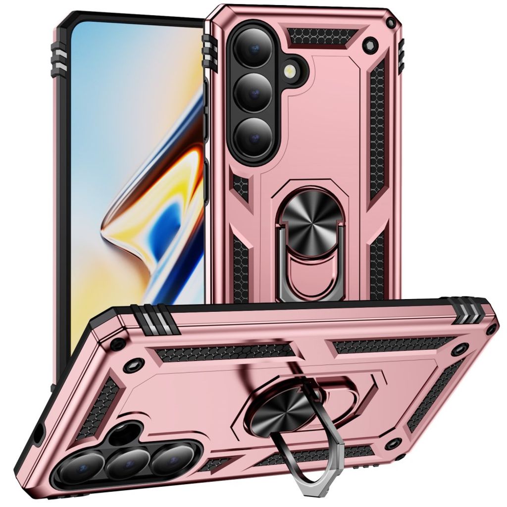 Samsung Galaxy S26 Case PC + TPU Kickstand - Rose Gold