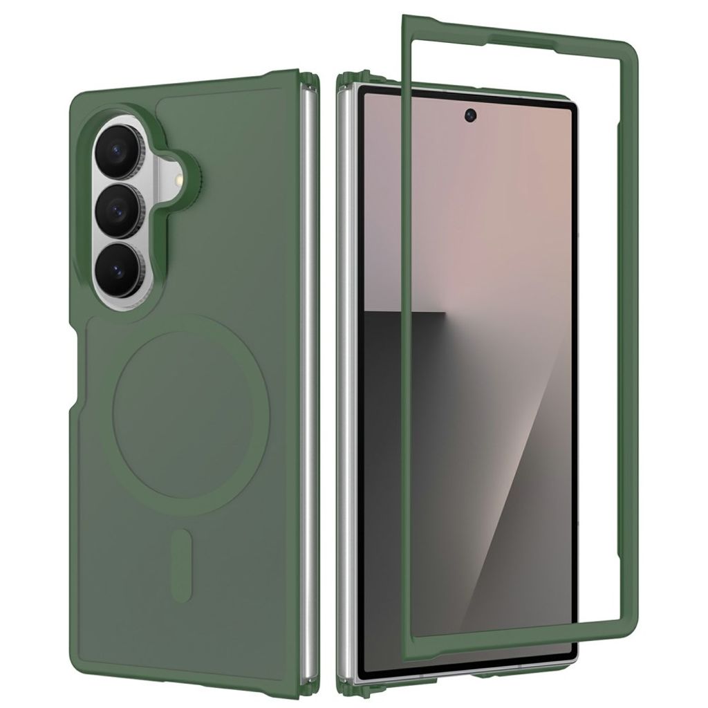 Samsung Galaxy Z Fold8 Ultra MagSafe Case with Acrylic Back - Green — Samsung