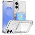 Samsung Galaxy S25 Edge Card Holder Stand Case - Transparent — Samsung
