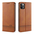 AZNS iPhone 12 / 12 Pro Cover with Stand - Brown