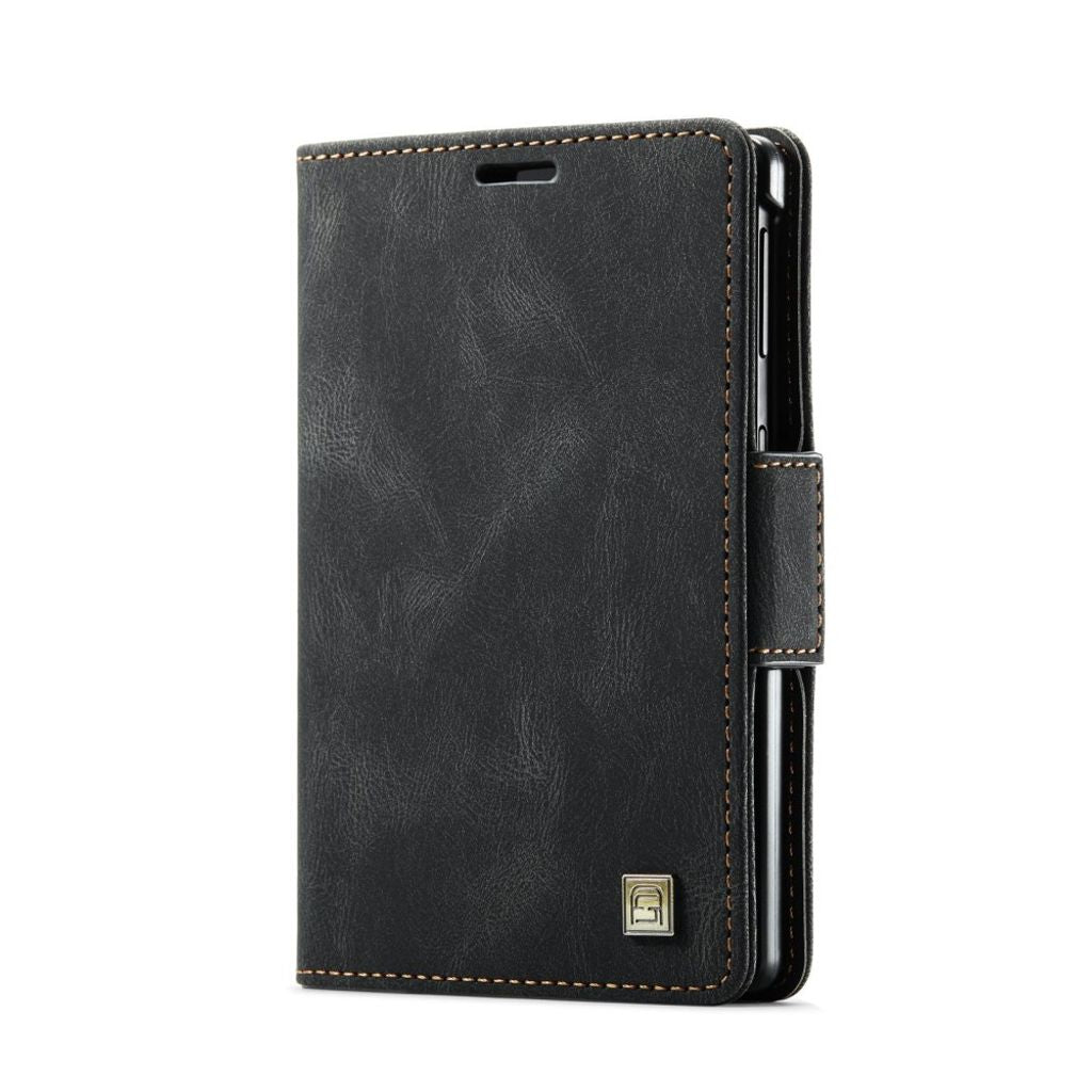 AUTSPACE Samsung Galaxy Z Fold8 Wallet Cover PU-leather RFID Blocking  - Black — AUTSPACE