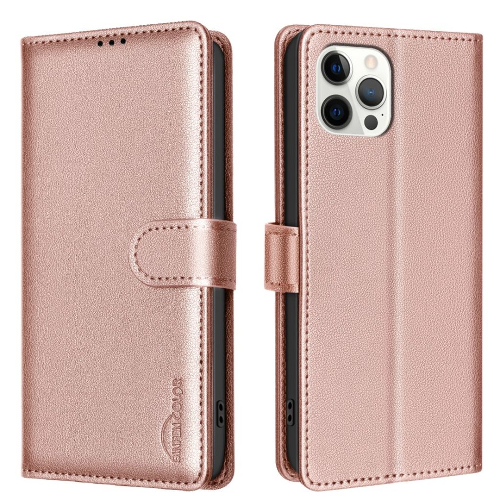 BINFEN COLOR iPhone 12 / 12 Pro Cover - Rose gold