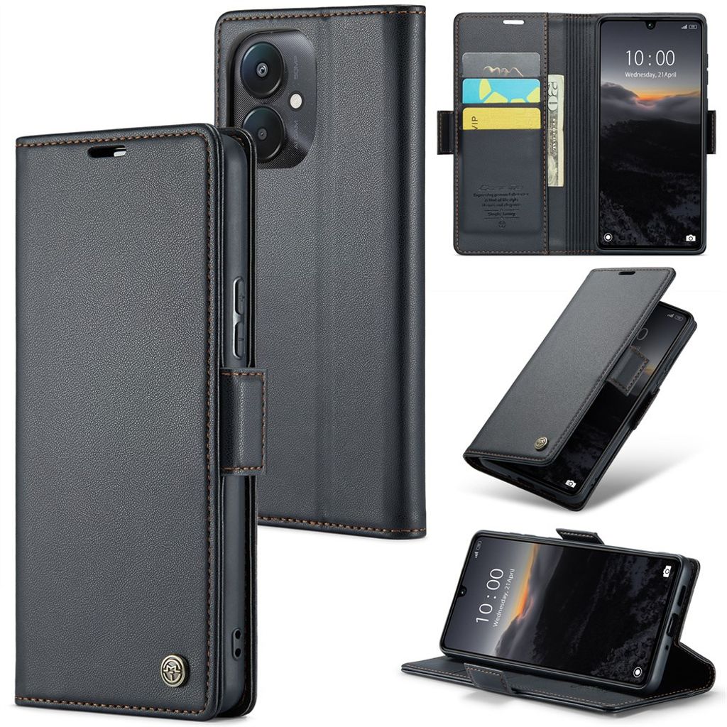 CASEME Xiaomi Redmi 13C 4G etc. Cover - Black — CASEME