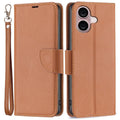 iPhone 16 Plus wallet cover - Brown — Övrigt